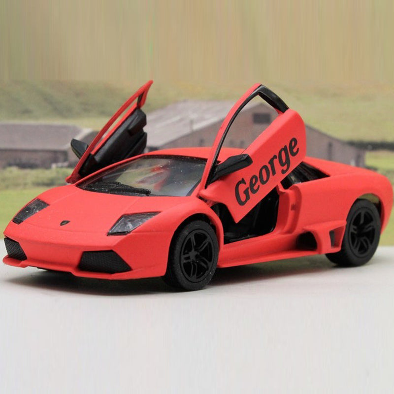 PERSONALISED NAME Gift Toy Car Boys Dad Grandad Brother Husband Father Diecast Model Birthday Gift