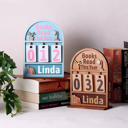 Personalized Book Tracker - Books Read This Year Counter