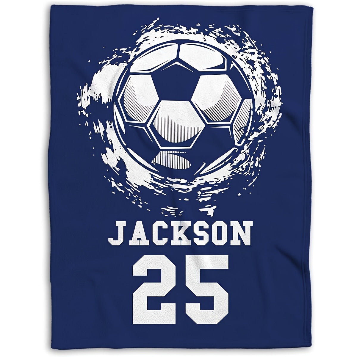 Valentine'S Day Gift Victory Atmosphere, Customized Football Printed Flannel Blanket