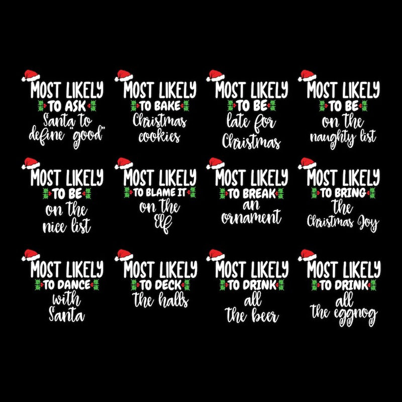 Most Likely To Christmas Shirt, Matching Family Shirts, Couples Christmas Pajamas