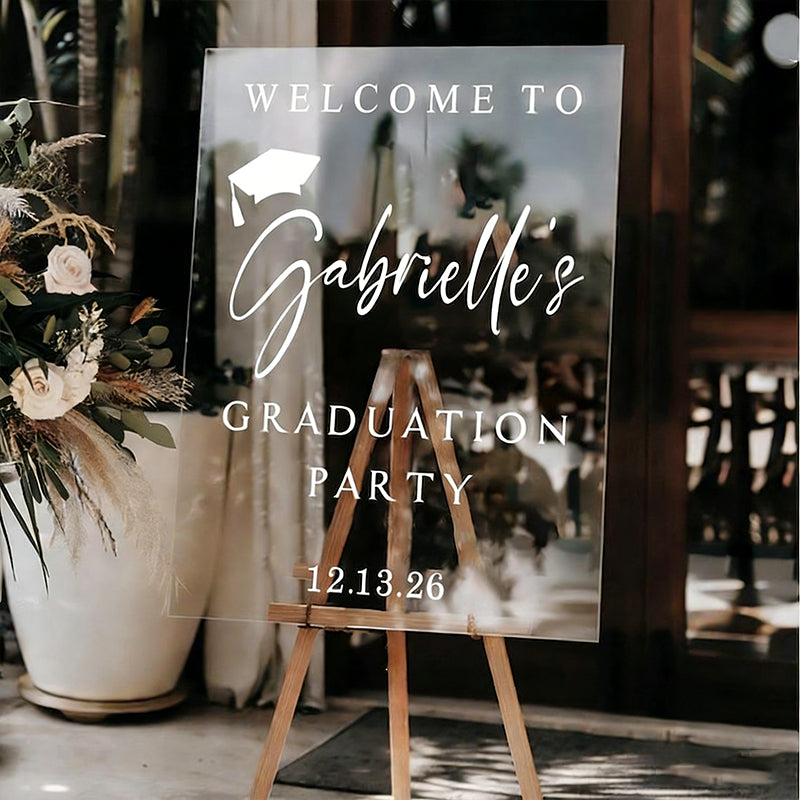 Graduation Party Welcome Sign, Graduation Party Decor Sign