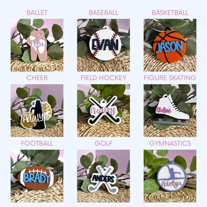 Personalized Sports Bag Tag