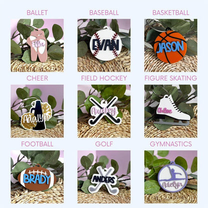 Personalized Sports Bag Tag