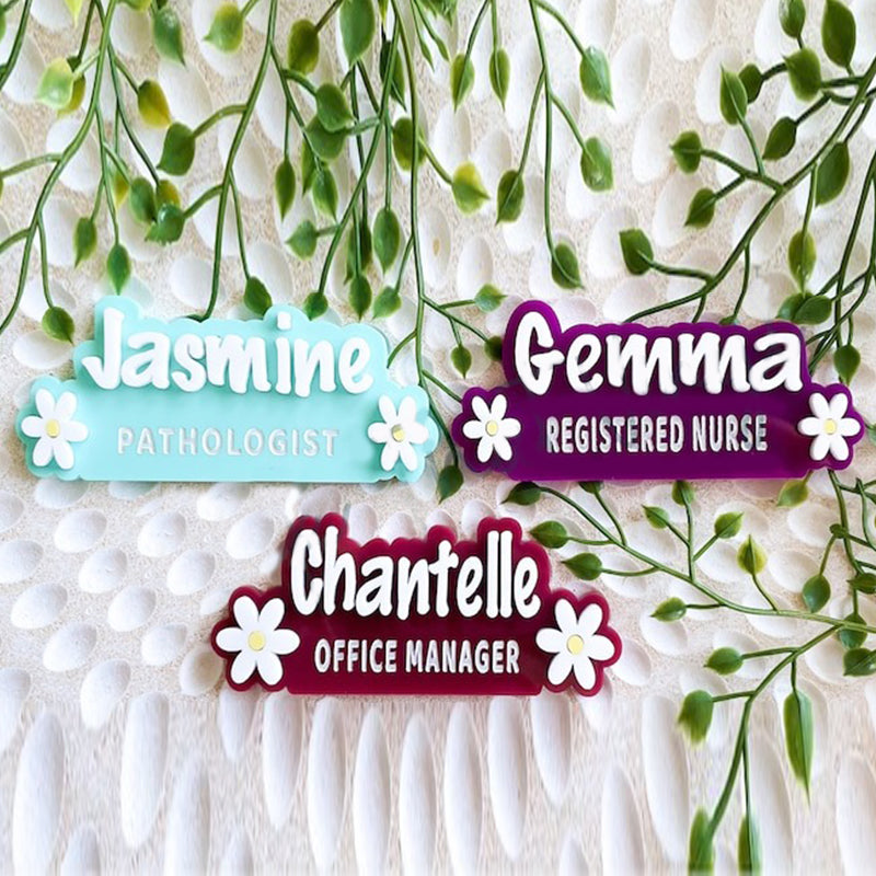 Personalised Work Name Badge, Name Badge for Work