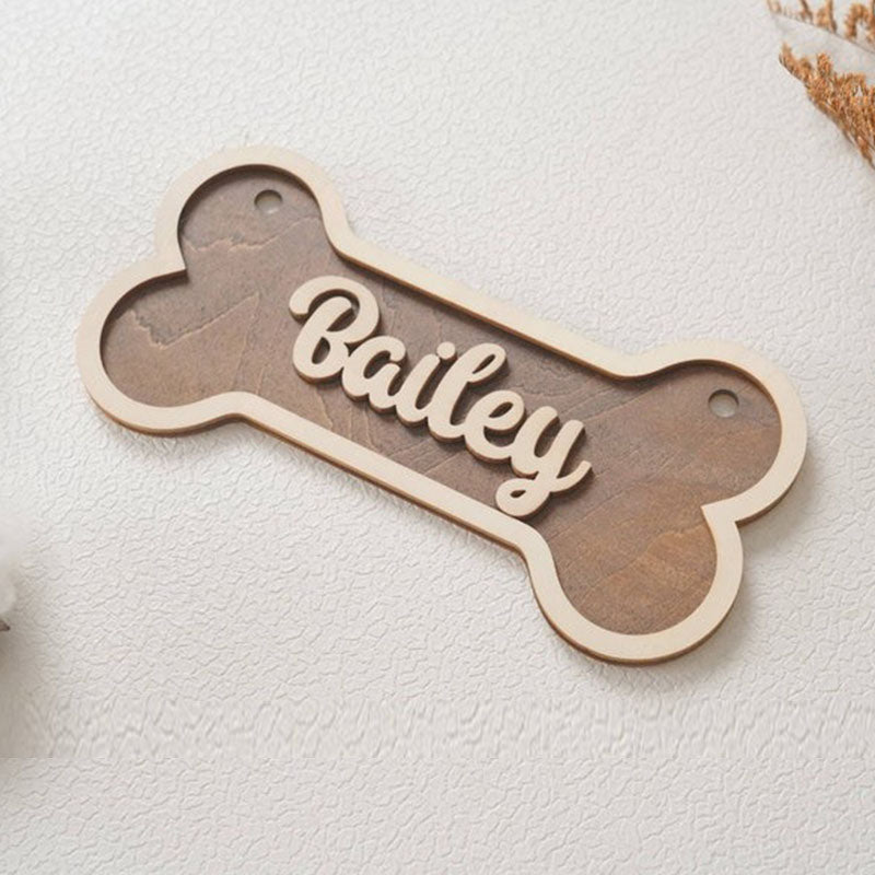 Dog House Sign, Dog House Tag, Personalized Gift