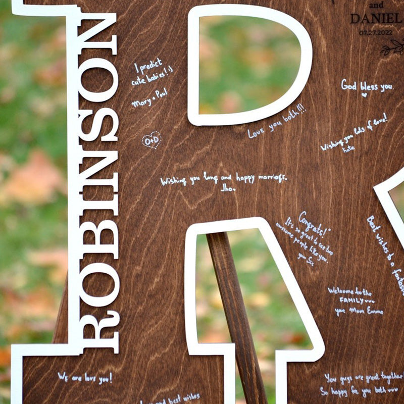 Personalized Wedding Guestbook Alternatives, Signs
