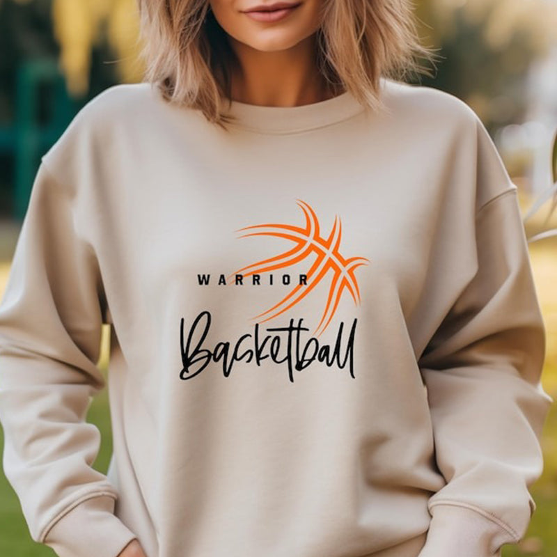 Personalized Basketball Sweatshirt, Team Mascot Sweatshirt With Name