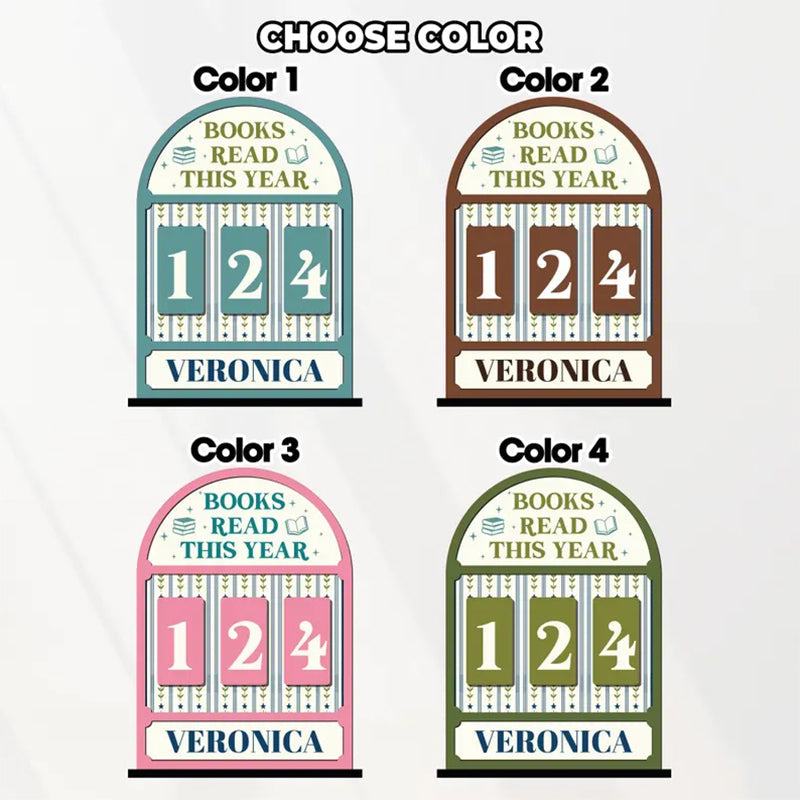 Personalized Books Read Tracker,Books Read This Year Counter