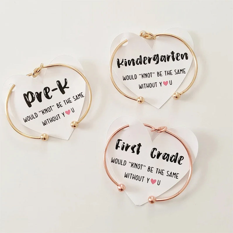 Teacher “knot” Bracelets / Teacher Gifts