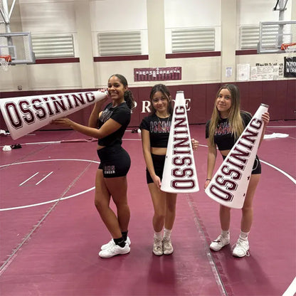 Custom order - FREE SHIPPING - custom decals for cheer megaphones