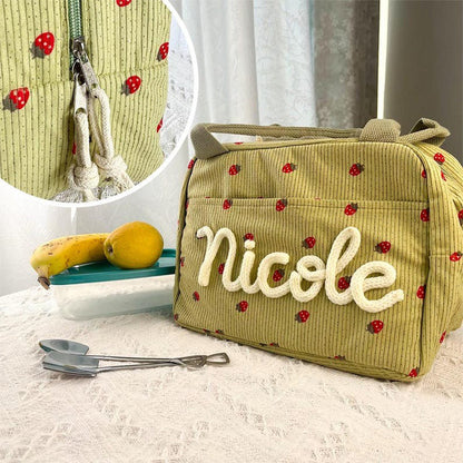 Personalized Kids Lunch Bag with Name Embroidery