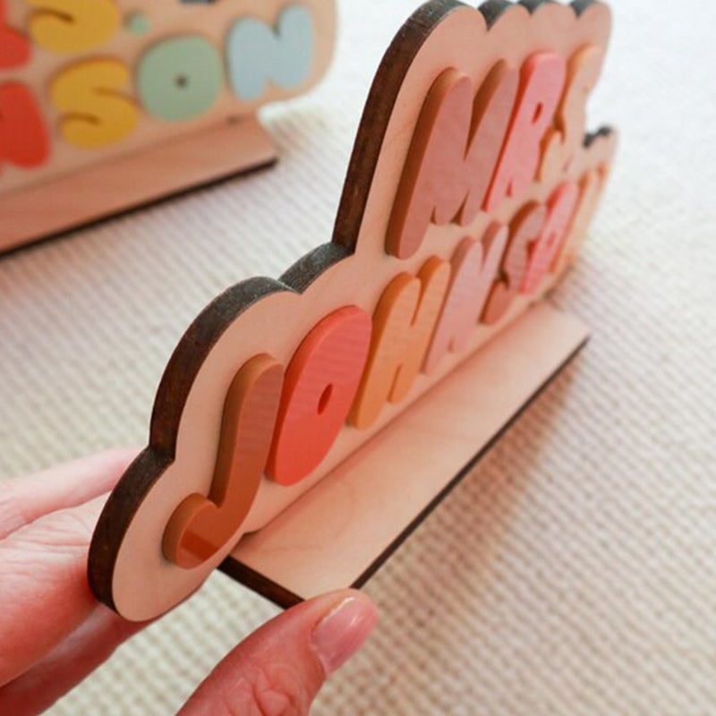 Personalized Teacher Name Sign | Teacher Desk Name Sign