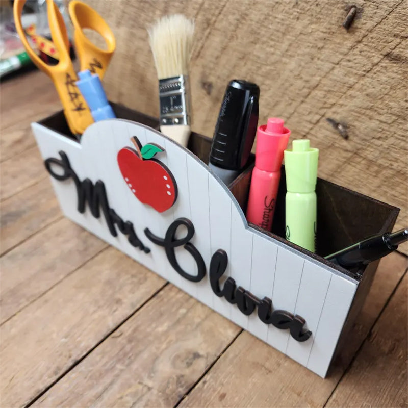 Teacher’s Gift Pencil Holder Desk Organizer
