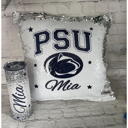 Personalized College logo pillow, University pillow college bed party pillow Graduation Gift