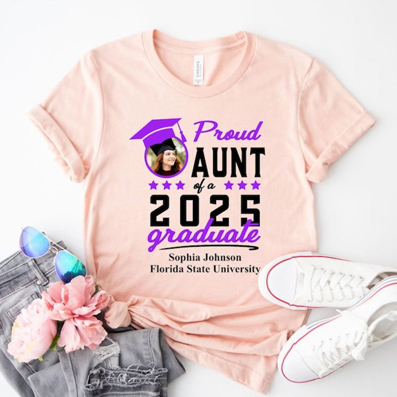 Add the Photo  Graduation Shirts,Custom Proud Family Shirt