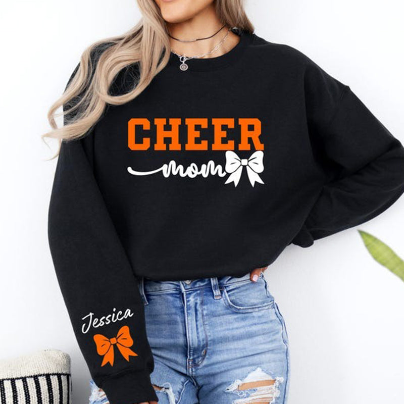Personalized Cheer Mom Sweatshirt