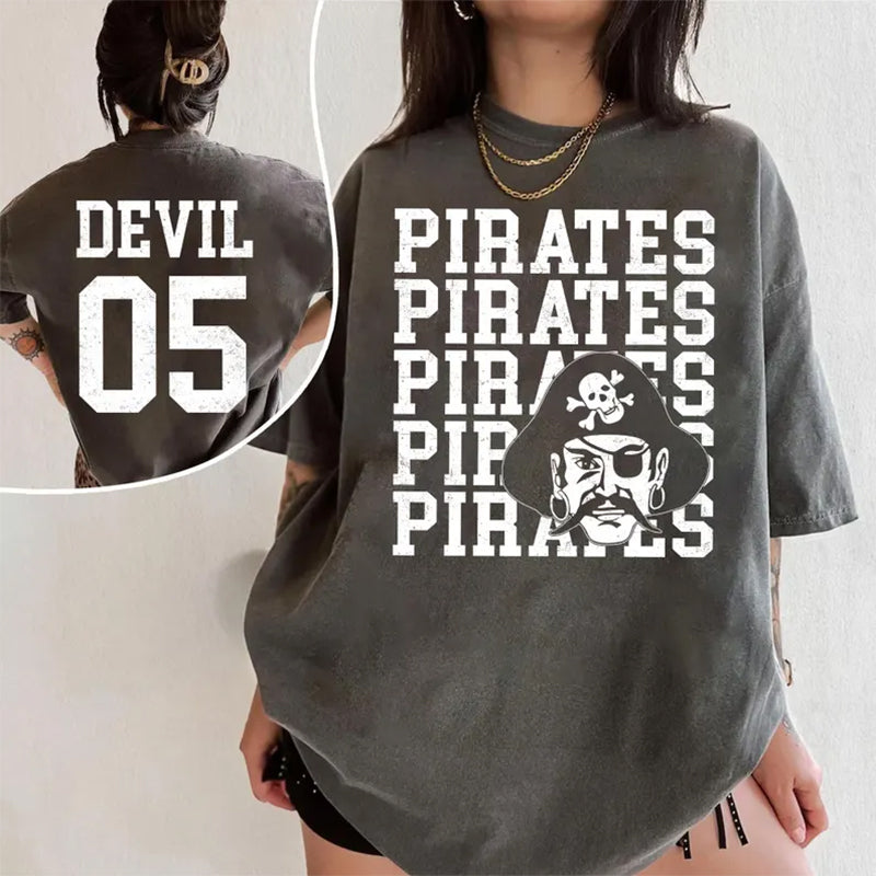 Custom Mascot Retro Team Shirt, Cheer Team Matching Shirt