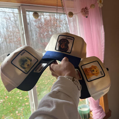 Custom Pet Portrait Trucker Hat