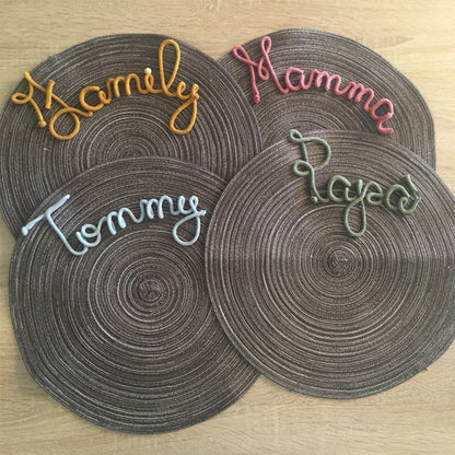 Placemat with name
