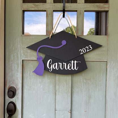 Front Door Decor, Personalized Graduation Sign