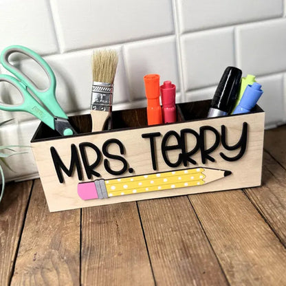 Teacher’s Gift Pencil Holder Desk Organizer