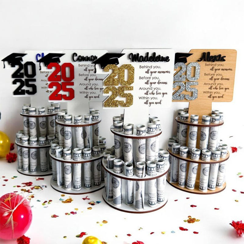 Personalized graduation money holder , graduation money tree gifts for her