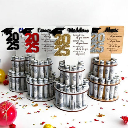 Personalized graduation money holder , graduation money tree gifts for her