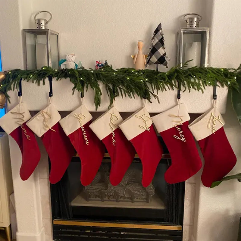 Christmas Stocking Tags, Personalized Stocking Tags