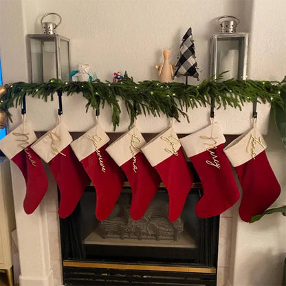 Christmas Stocking Tags, Personalized Stocking Tags