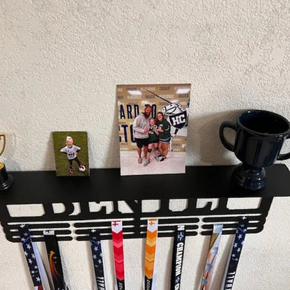 Custom Name Medal Hanger and Trophy Shelf