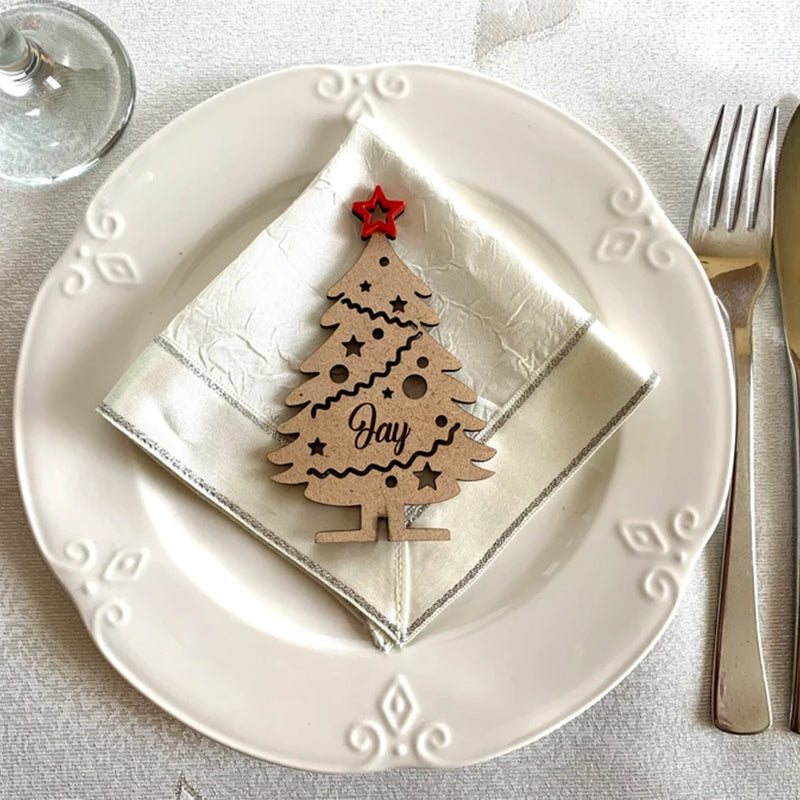 Personalized Family Christmas Trees, Mom Dad and Kids