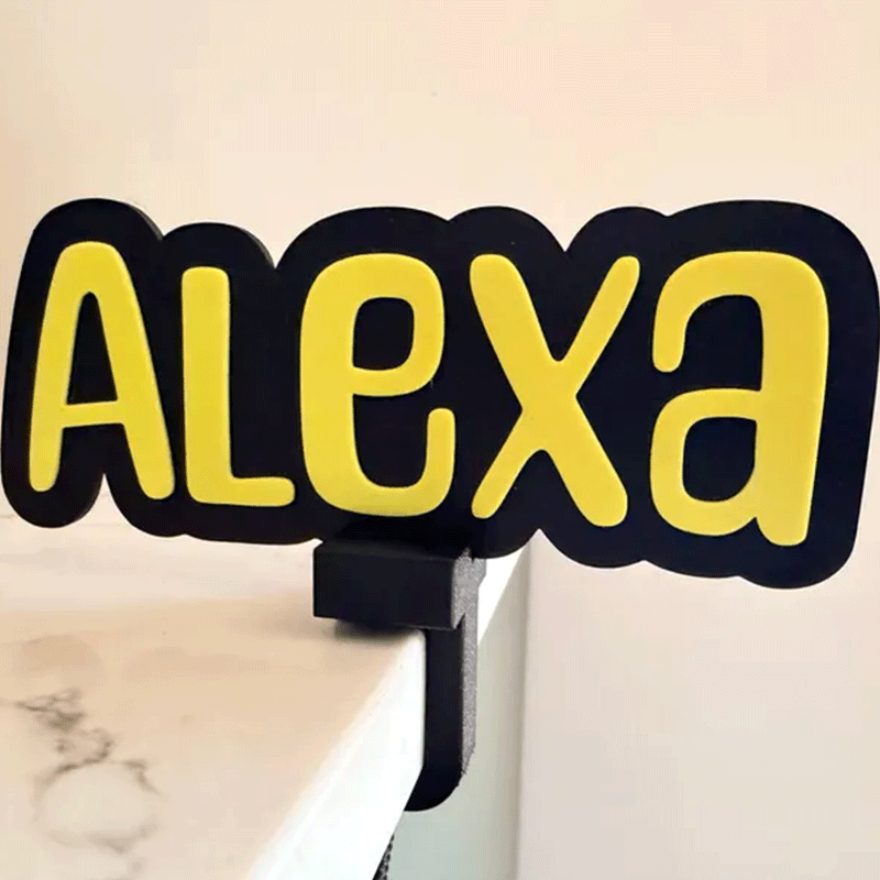 Anywhere Clamp-on Custom Nameplate: Desk, Chair, Garment Rack, Team Gifts