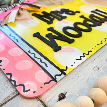 Teacher Door Hanger | Classroom Supplies