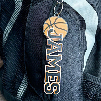 Name tag Customized Sports Bag Tag - Keychain