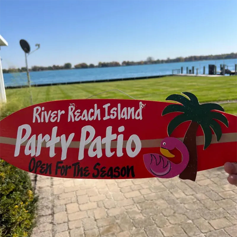 Handmade Surfboard Sign,Personalized