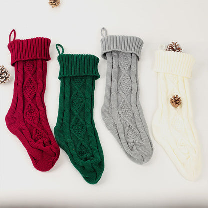 Christmas Personalized Christmas Stocking - Custom Name Knit Stocking