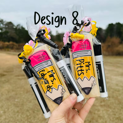 Personalized Dry Eraser, Teacher Christmas Gift