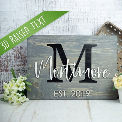 Mr and Mrs Gift | Engagement Gift | Holiday Gift | Rustic Christmas Gift