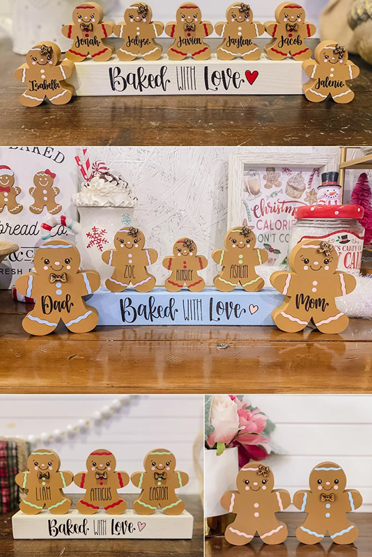 Personalized Gingerbread Block - Gingerbread Blocks