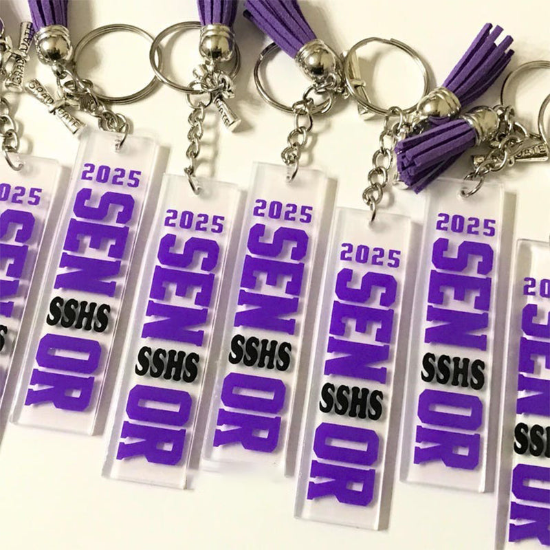 Personalized Graduation Keychain 2025, Graduate Gift, Senior 2025 Gift Idea