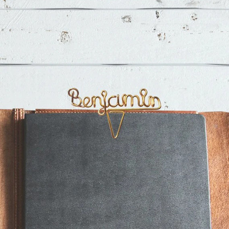 Wire Name Planner Clip - Personalized Planner Marker - Page Marker - Custom Paper Clip - Book Marker - Planner Accessories - Binder Clip