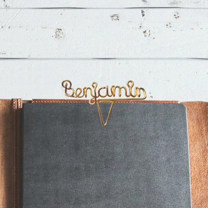 Wire Name Planner Clip - Personalized Planner Marker - Page Marker - Custom Paper Clip - Book Marker - Planner Accessories - Binder Clip