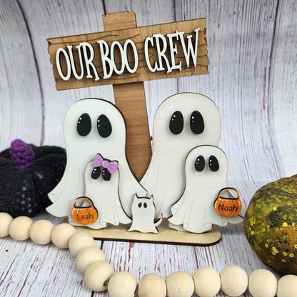 Personalized Family Halloween decor, Ghost Halloween decor