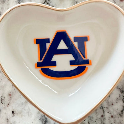 University custom trinket ring dish dorm decor graduation University jewelry