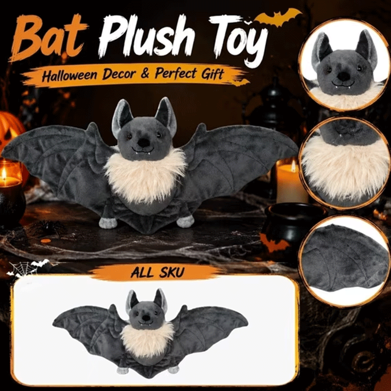 Cute Stuffed Animal, Halloween Decor Cute, Bat Halloween Decor, Halloween Toys