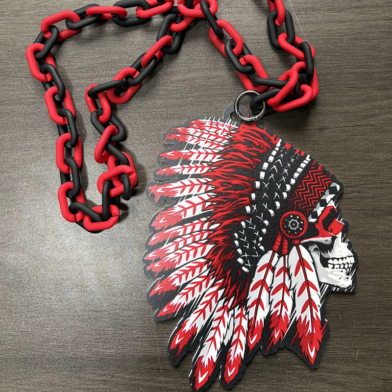 Any Logo Custom Sports Turnover Chain, Oversized Medallion, Team mascot