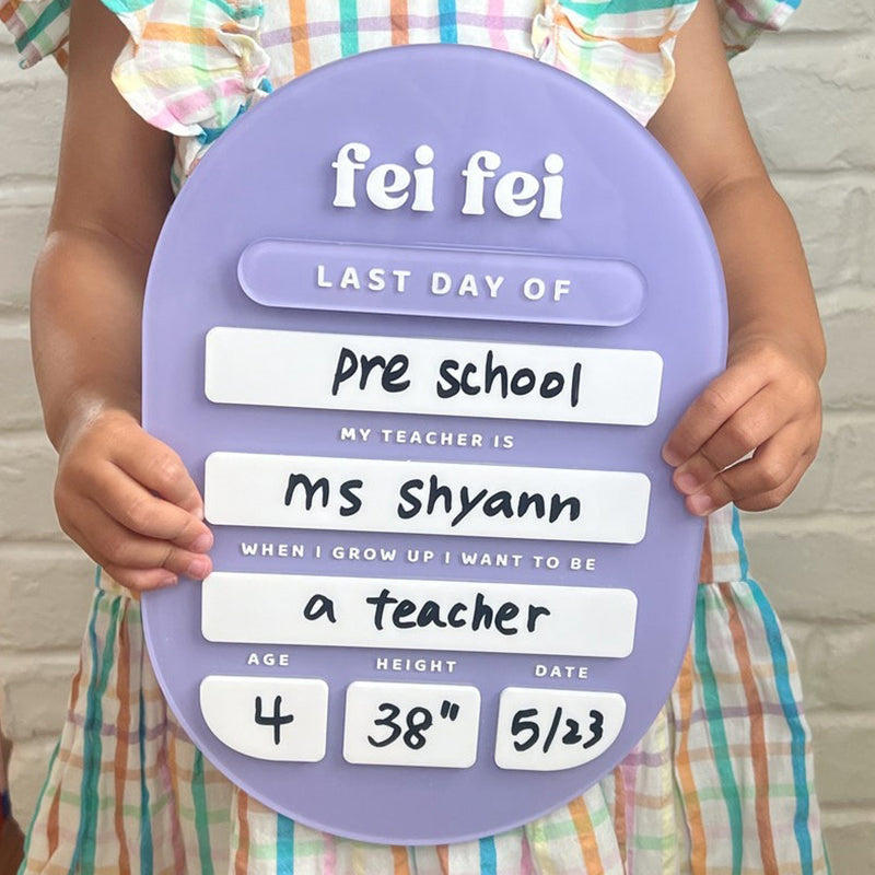 First Day of School Sign|Back to School Sign|Personalized School Sign