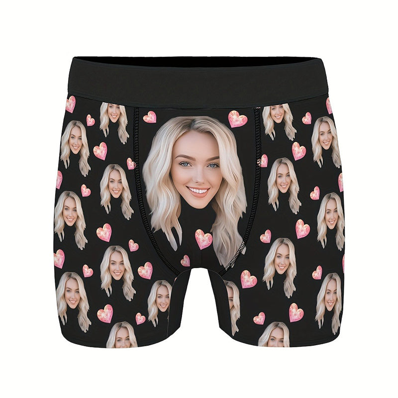 Men's Custom Boxer Briefs - Personalized Photo