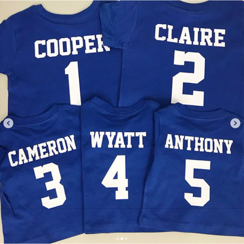 Personalized Cousin Shirts, Cousin Crew, Red T-shirt