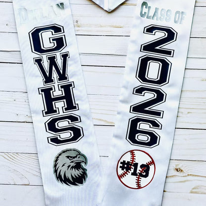 Personalized Senior Graduation Stole